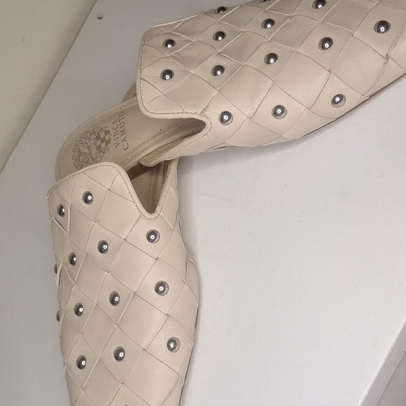 Lenja Flat Woven Mule with Studs Size 8.5 - Picture 9 of 10